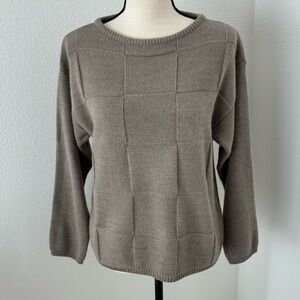 Vintage 80s Levi Strauss & Co. Checkered Sweater